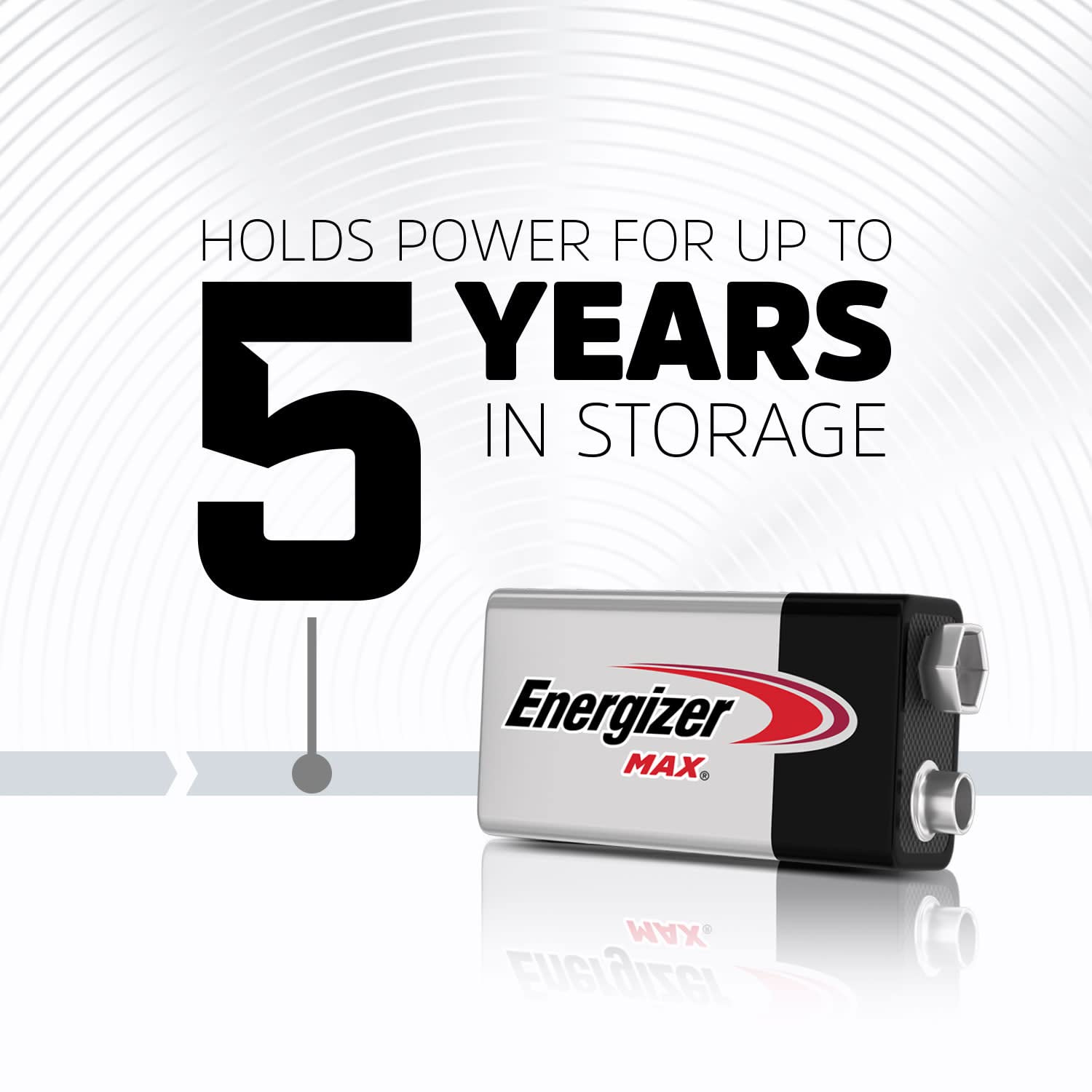 Energizer 9V powering a multimeter to demonstrate steady voltage