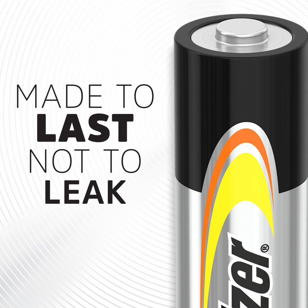 Energizer AA installed in flashlight demonstrating dependable light output