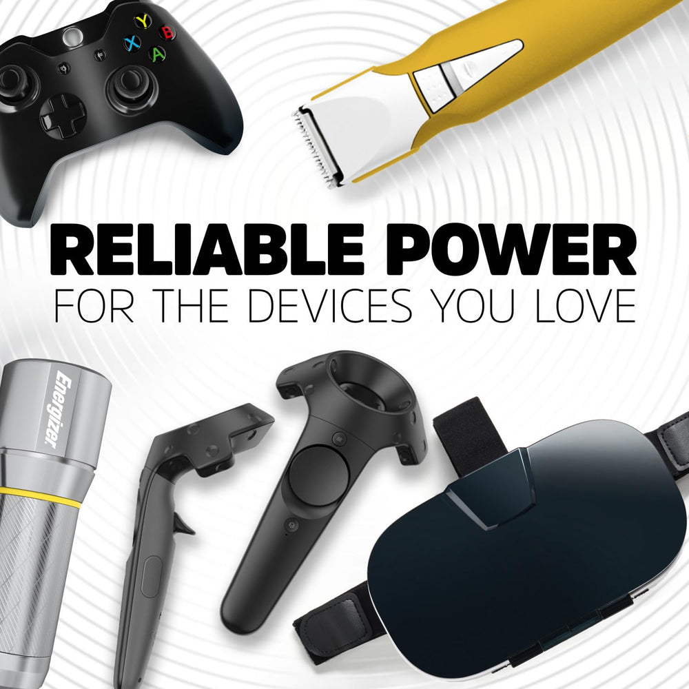 Energizer AA beside remote control showing perfect fit and sustained power