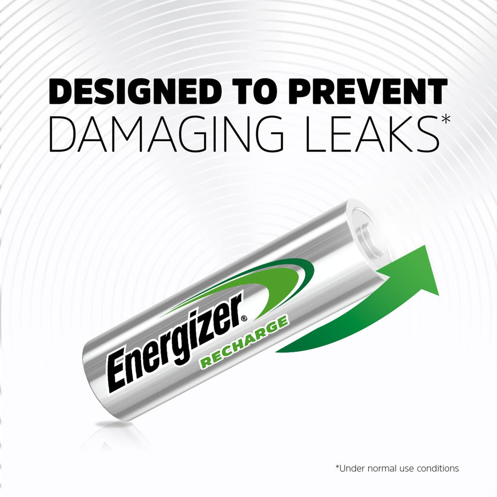 Energizer recycled materials graphic highlighting reduced environmental impact