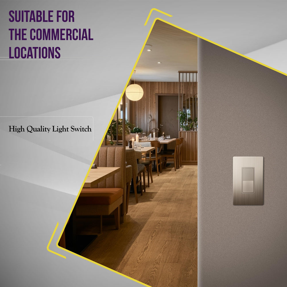 ENERLITES wiring terminal and grounding screw visible for safe, easy installation