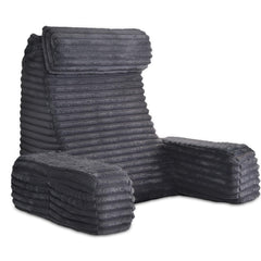 ENITYA front view of XL back pillow showing armrests and shape for comfort