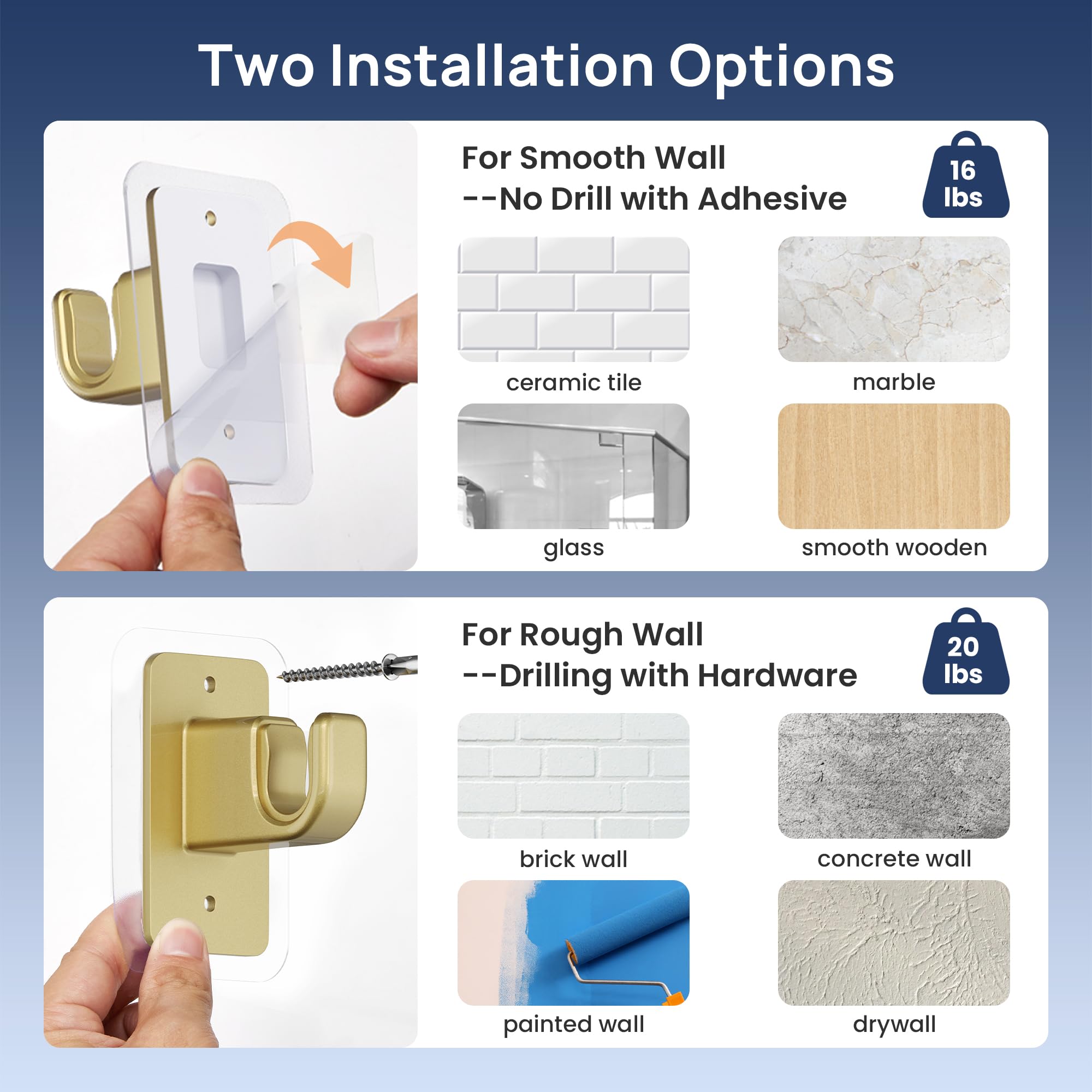 ENJOYBASICS curtain rod mounted in window showing fast installation benefit