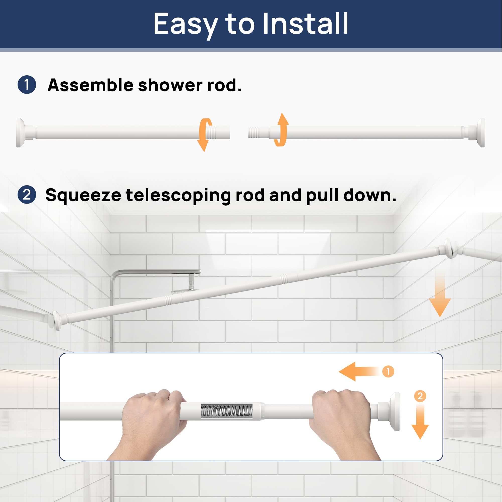 ENJOYBASICS end cap and surface grip showing non-slip contact for stable installation