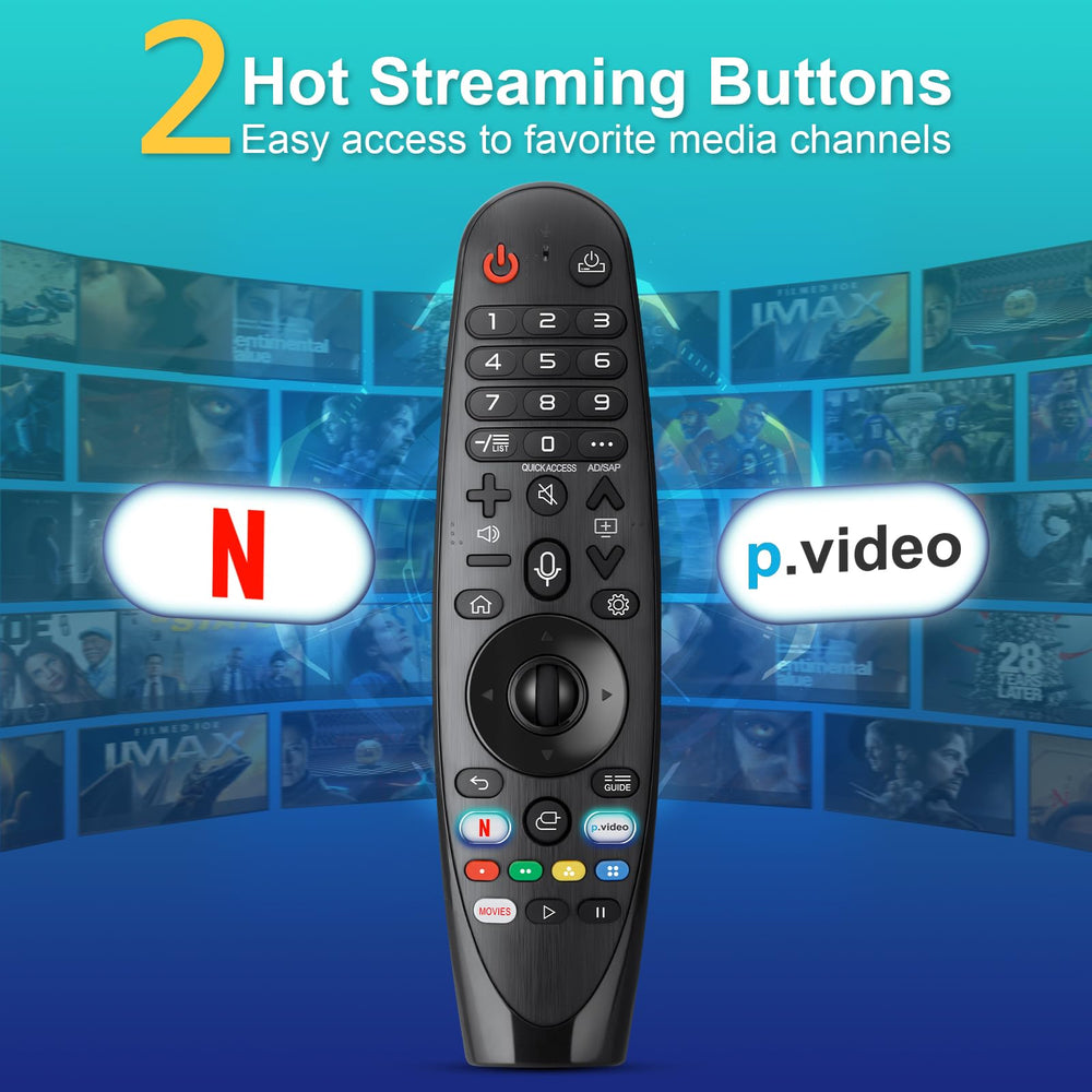 ENJOYLink remote voice command icon illuminated to highlight hands-free search convenience