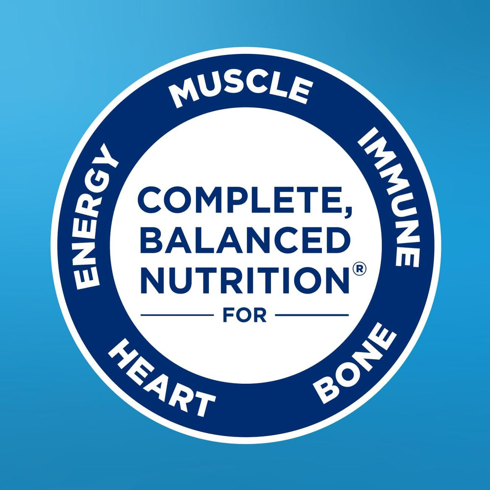 Ensure original vanilla nutrition label close-up highlighting vitamins and ingredient details