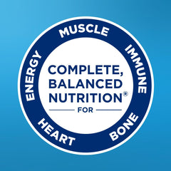 Ensure original vanilla nutrition label close-up highlighting vitamins and ingredient details