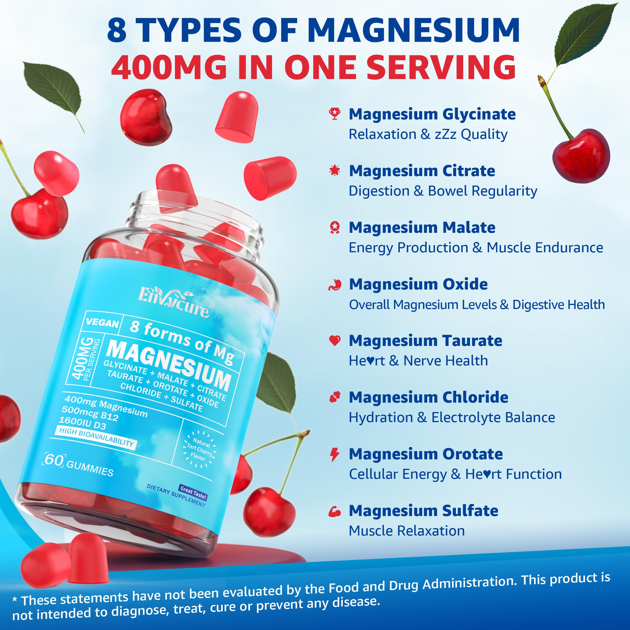 EnvyCure gummy in hand illustrating size and easy chew convenience
