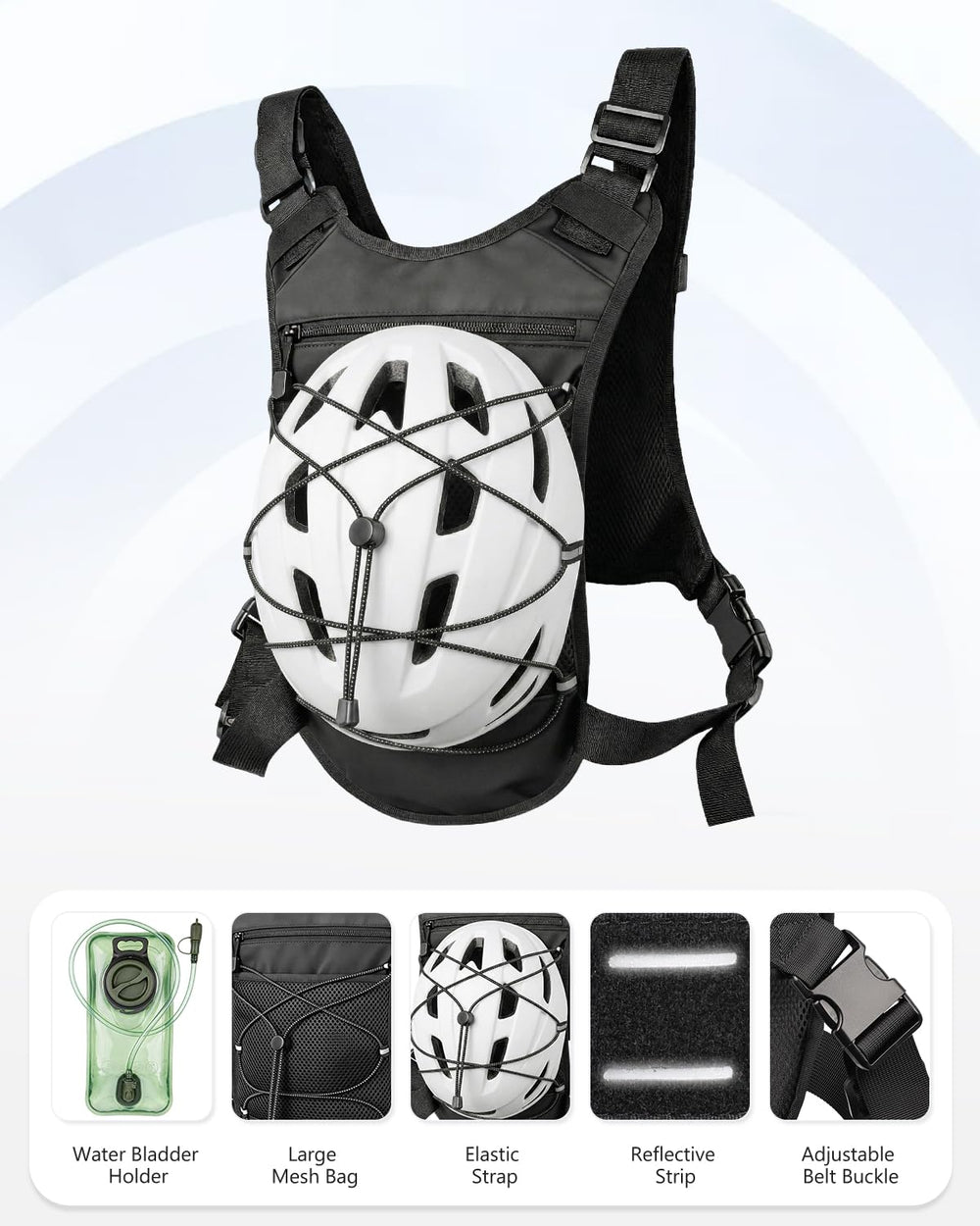 Envyvip close-up of front waterproof zip pockets securing essentials