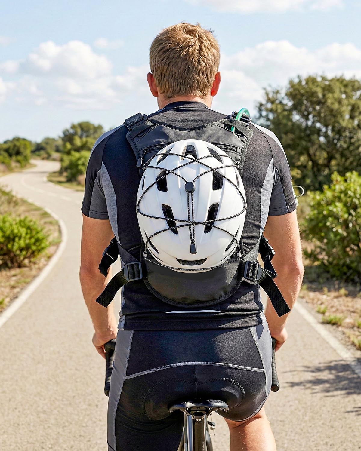 Envyvip rear pockets holding towel helmet and spare layer for versatility