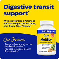Enzymedica capsule close-up highlighting easy-to-swallow size and purity