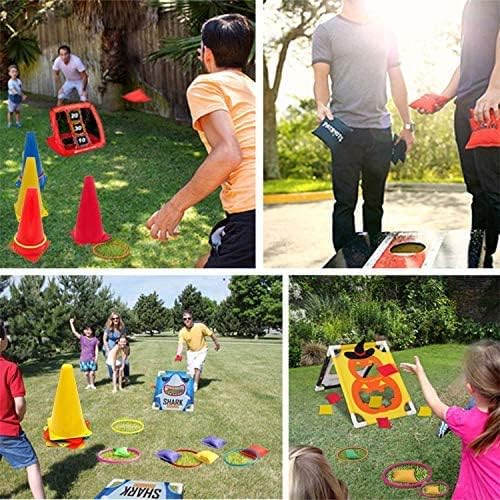 Eocolz backyard game setup showing versatile arrangement for parties