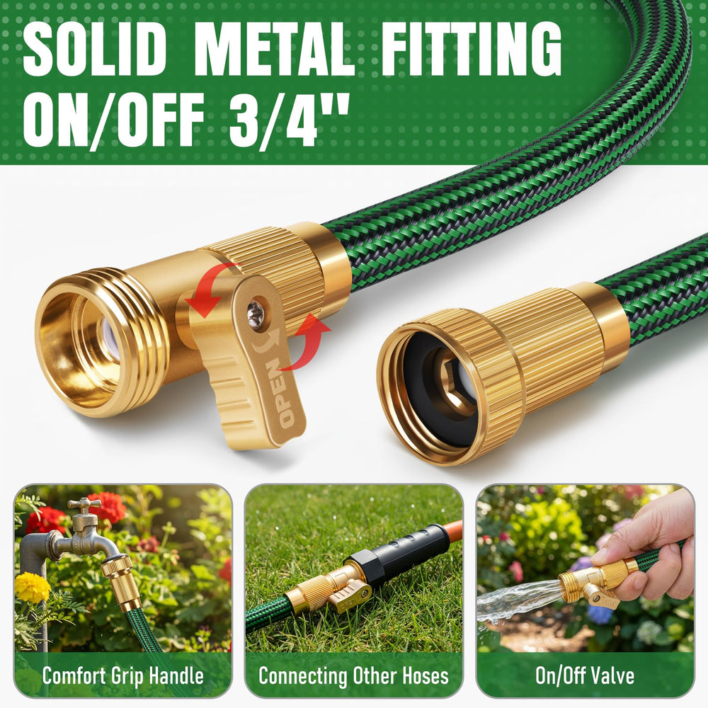 EOOIO connected to sprinkler in garden showing even watering distribution