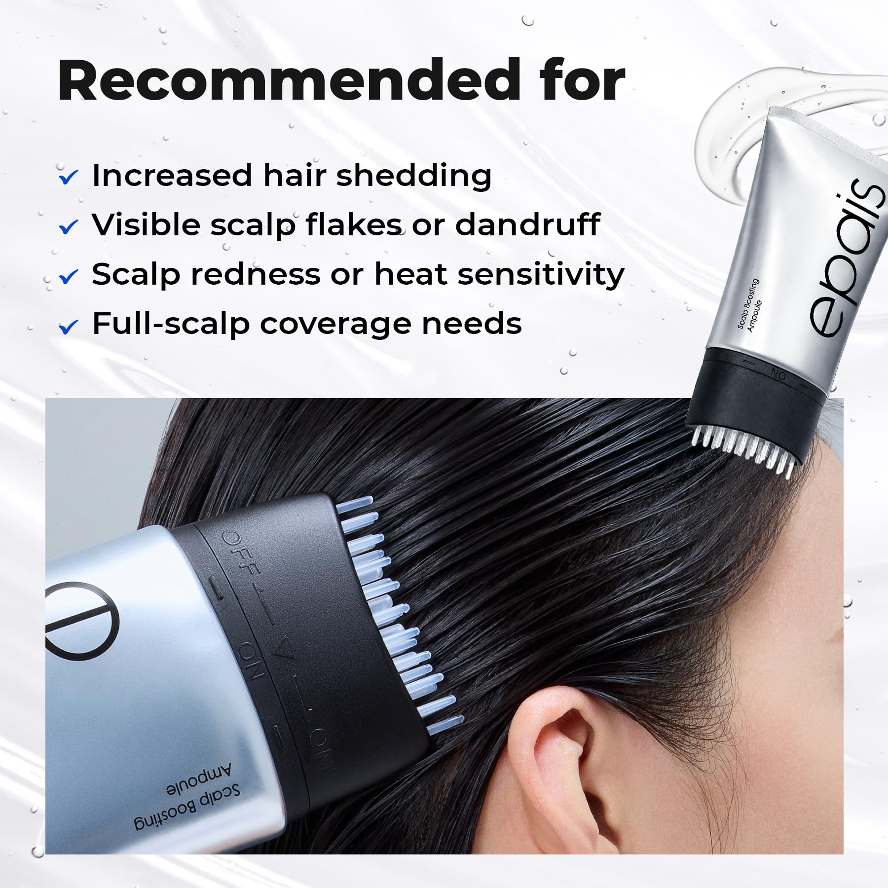 EPAIS on a bathroom shelf in a routine setup promoting consistent use benefit