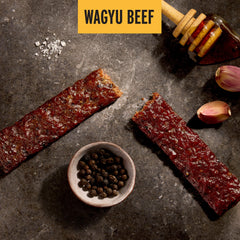 EPIC Wagyu box opened with 20 strips displayed for portion clarity