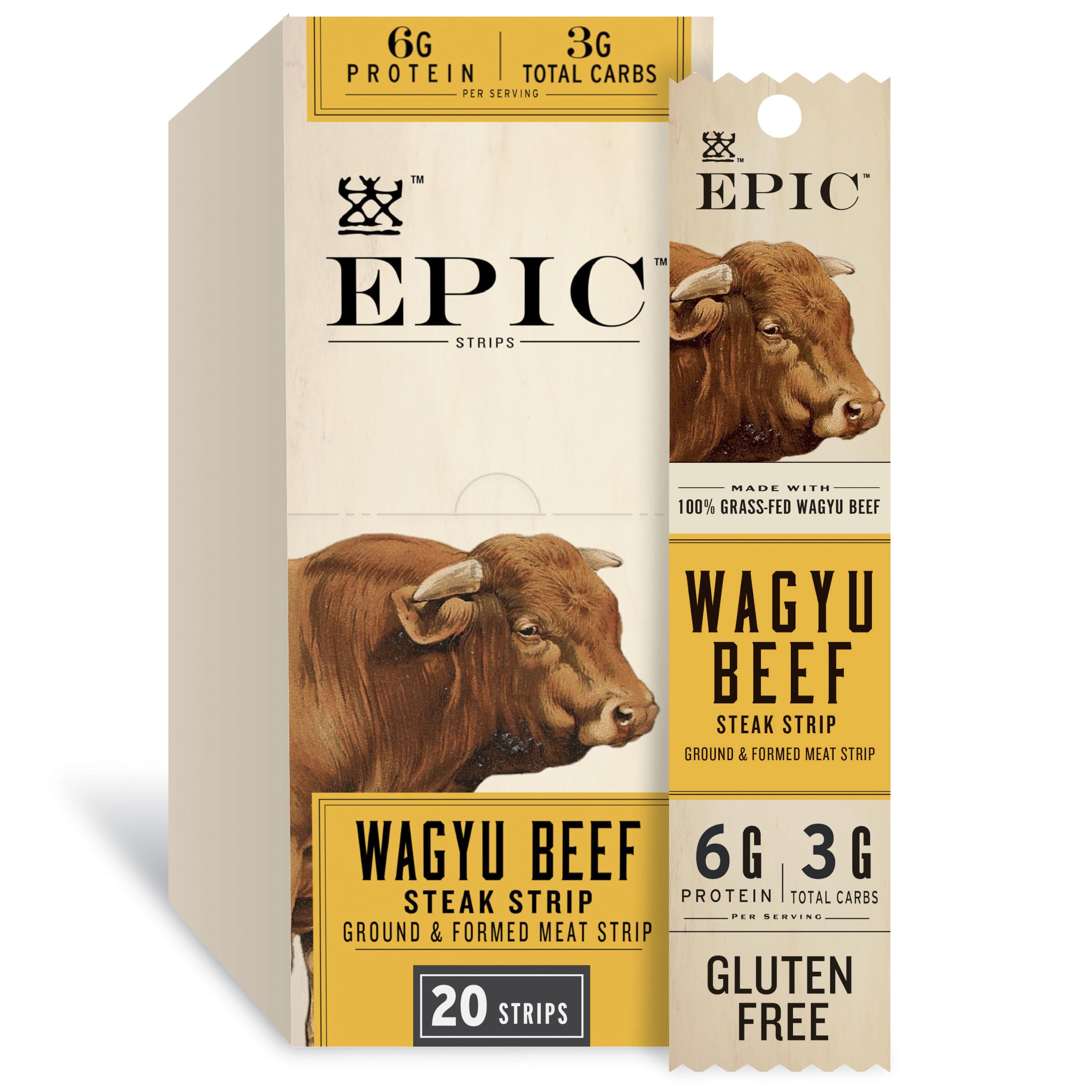 EPIC Wagyu front packaging showing premium branding and count