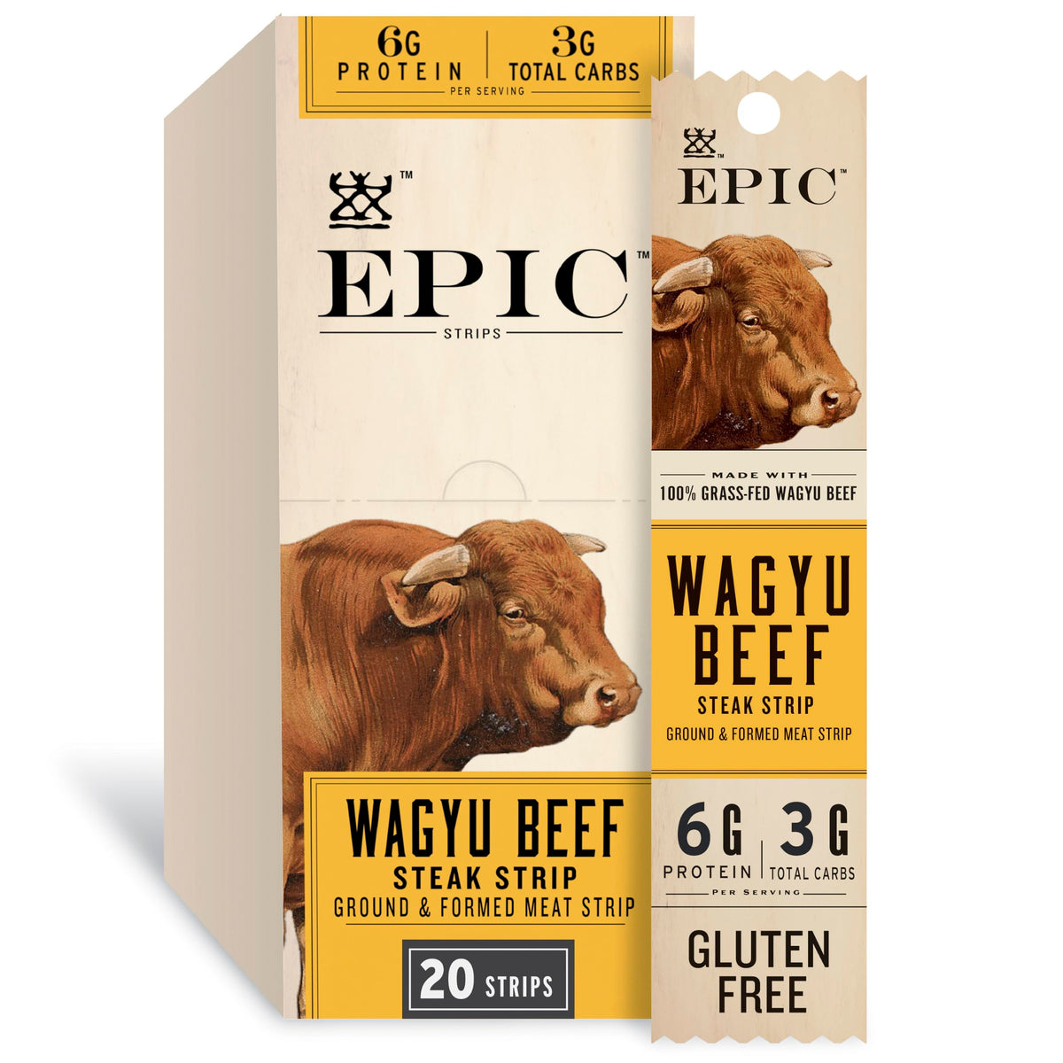 EPIC Wagyu front packaging showing premium branding and count