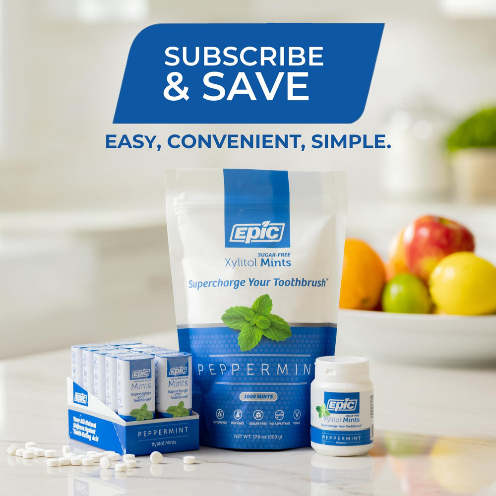 Epic stored on kitchen shelf indicating convenient home supply