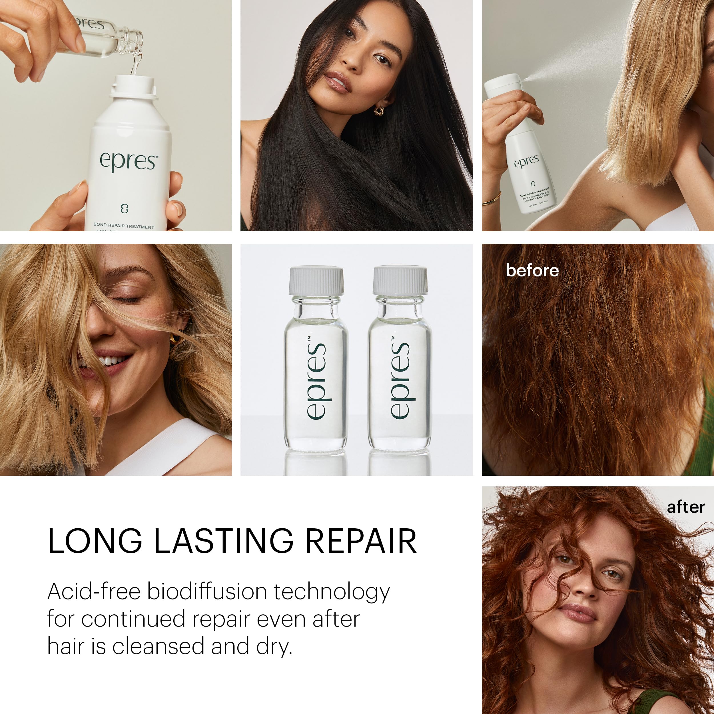 epres refill texture drop detail illustrating waterless formula and efficient dosing