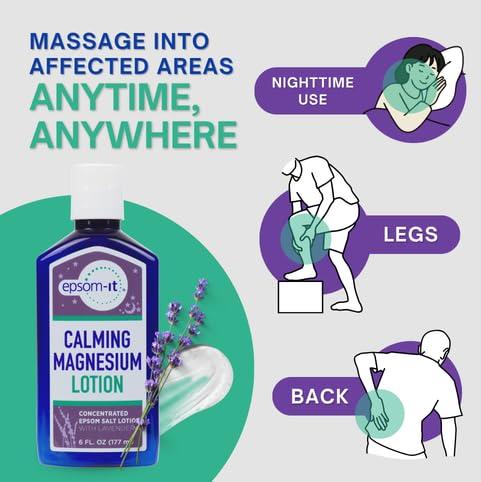 EPSOM-IT applying lotion to forearm for targeted mineral support