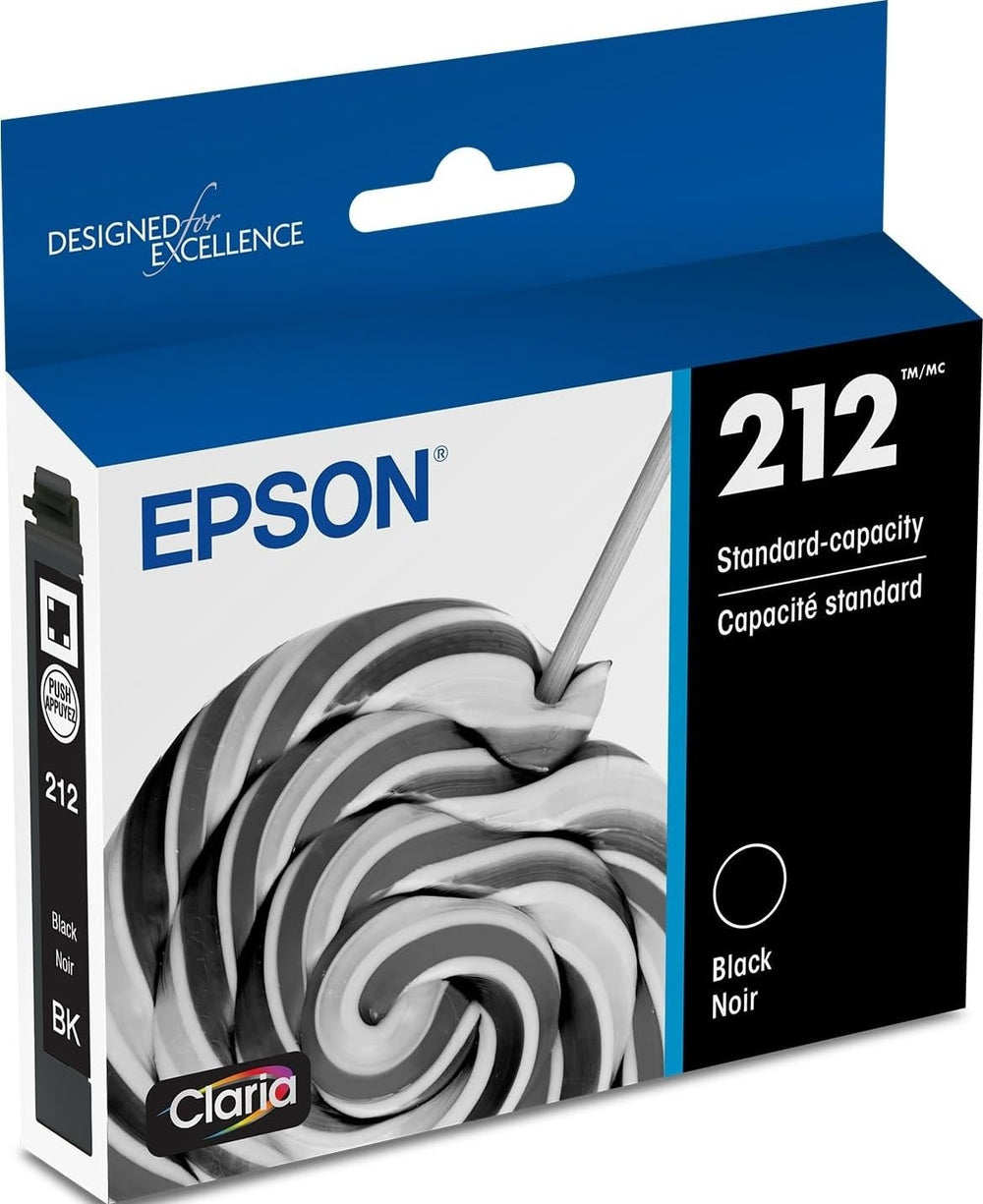 Epson cartridge front packaging showing model and clear product benefit