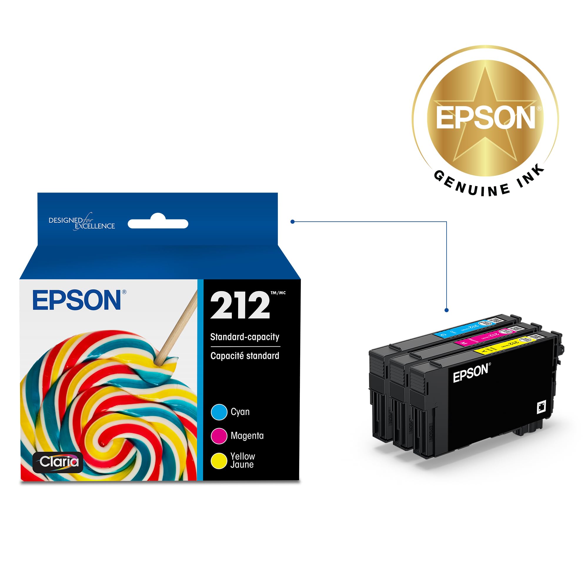 Epson close-up of cartridge nozzles illustrating precise ink delivery benefit