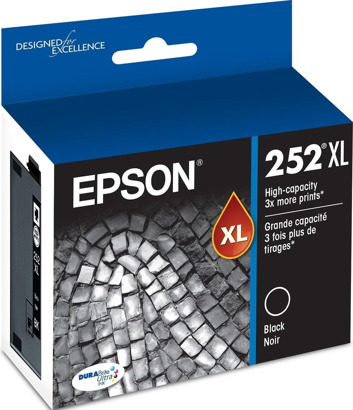 Epson 252XL front packaging showing model and high-capacity benefit
