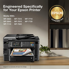 Epson 252XL installed in printer ensuring quick replacement benefit