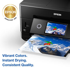 Epson 410 printed photo detail showing deep blacks and improved contrast in photos