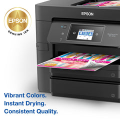 Epson 702 cartridges installed in printer showing easy replacement benefit