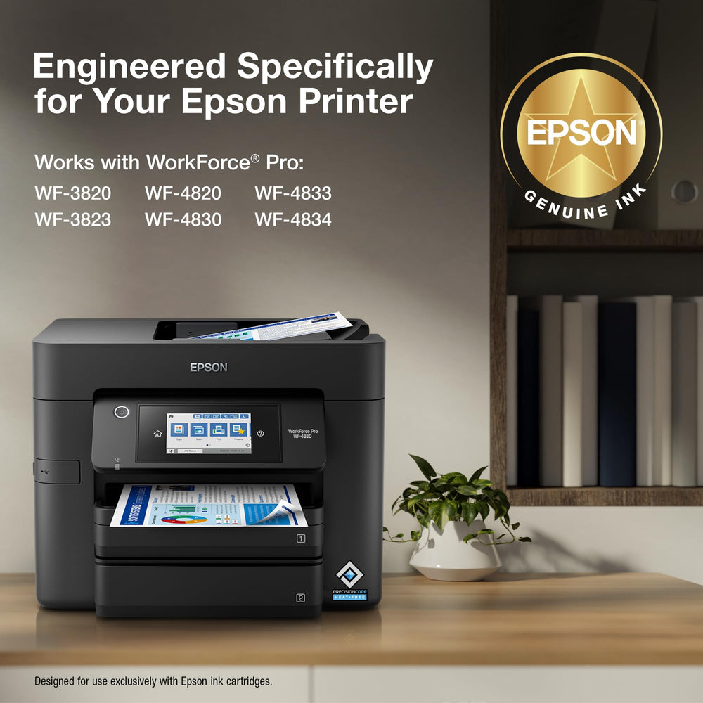 Epson 822 installed in printer slot ensuring quick, tool-free replacement