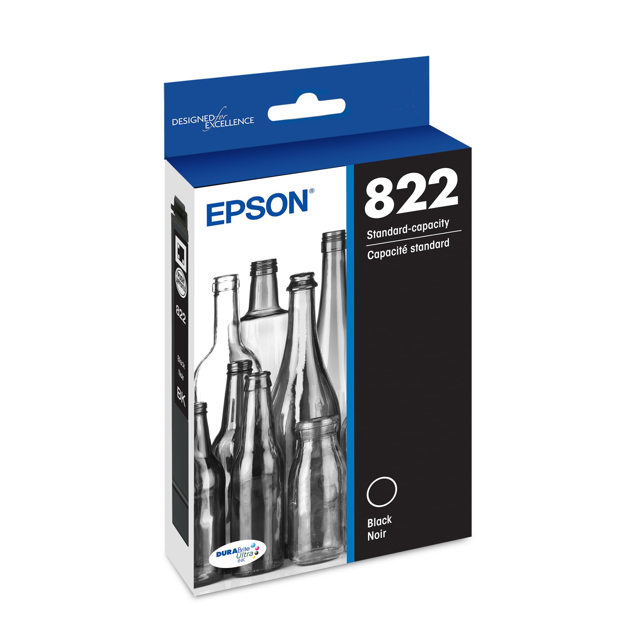 Epson 822 front packaging showing cartridge and branding for easy identification