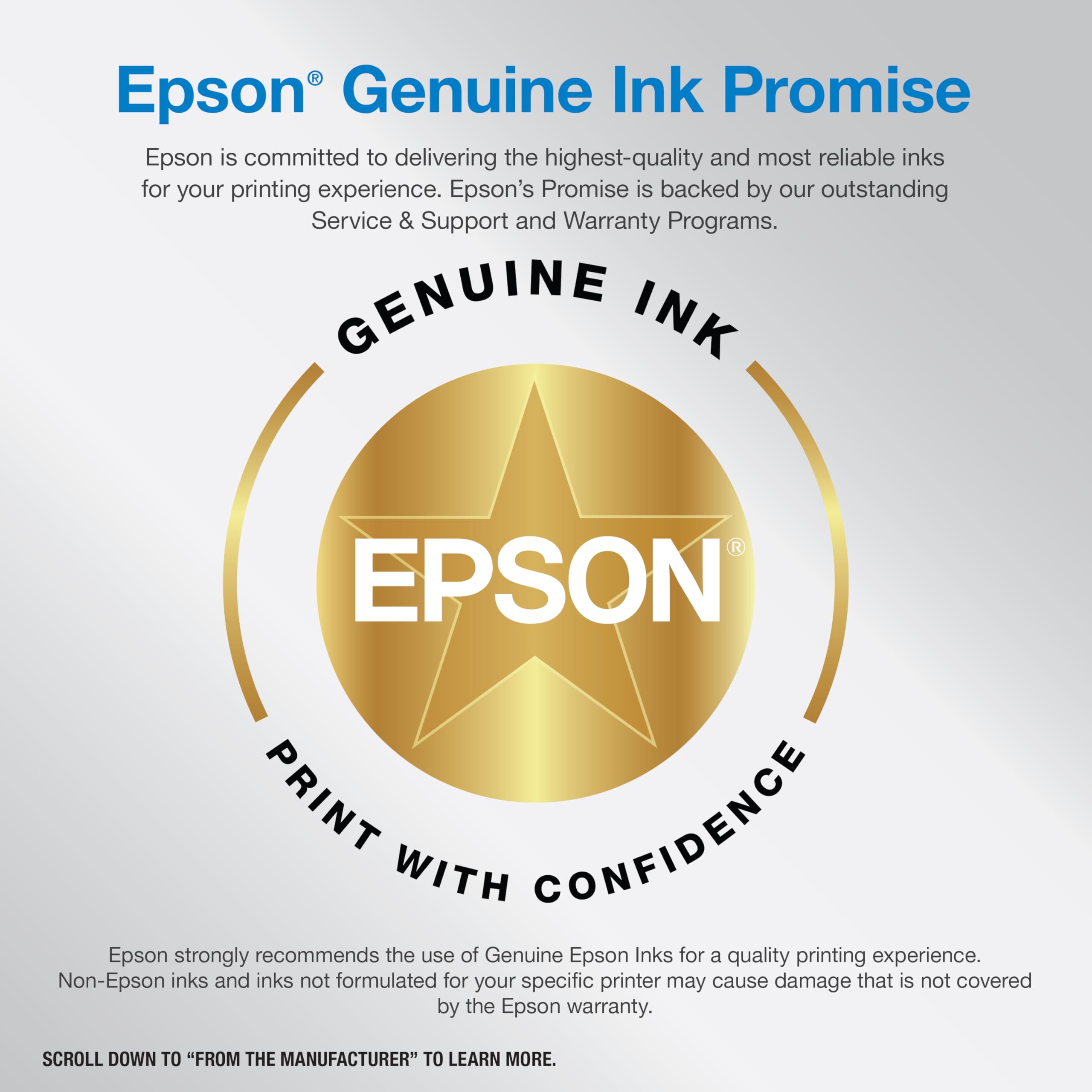 Epson ET-2800 control panel detail showing simple color display and controls