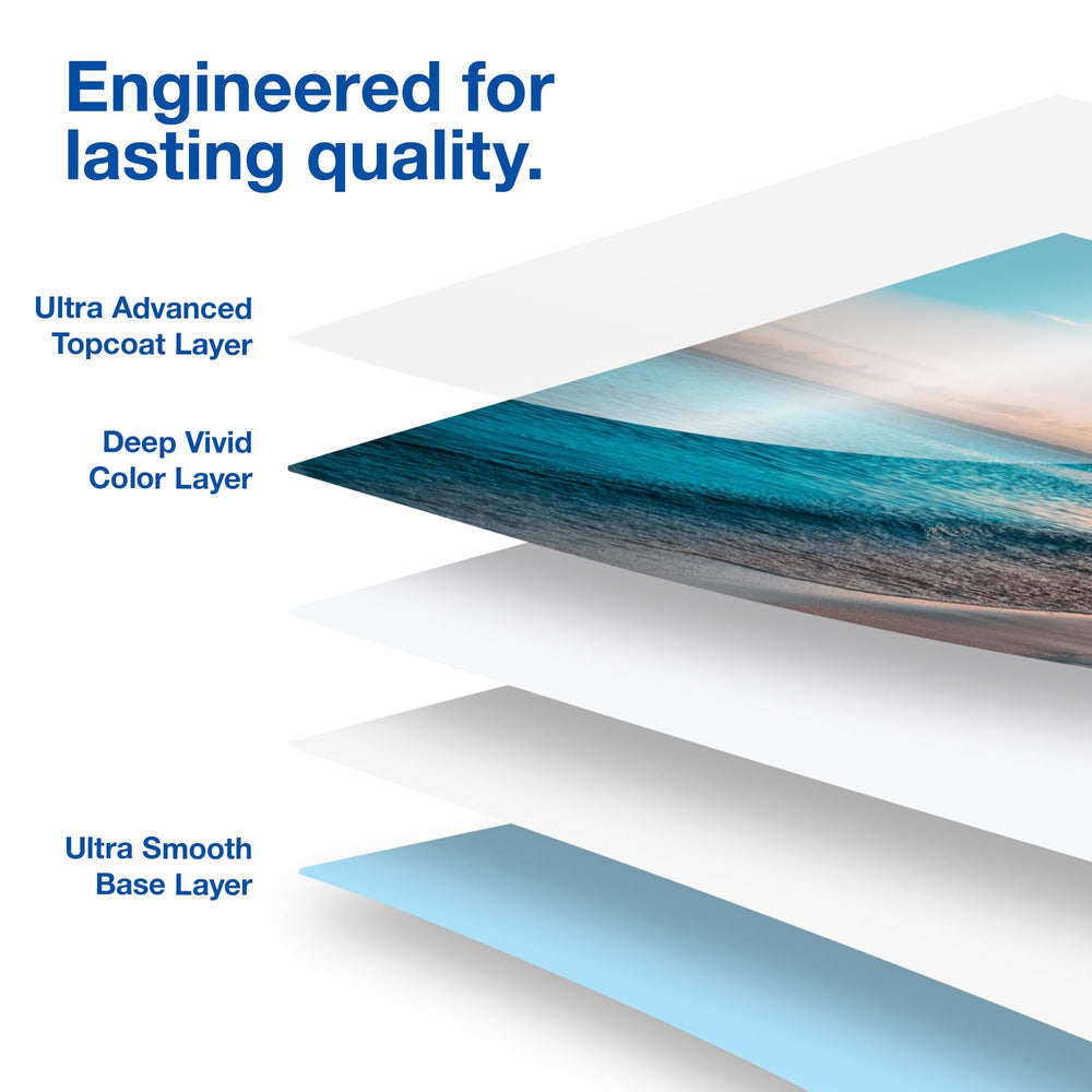 Epson printed photo in a frame demonstrating display-ready glossy finish
