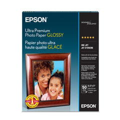 Epson front packaging showing product and sheet count for clear purchase choice
