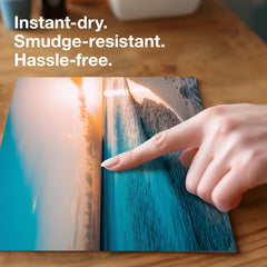 Epson glossy print reflecting light to show vivid color and highlight detail