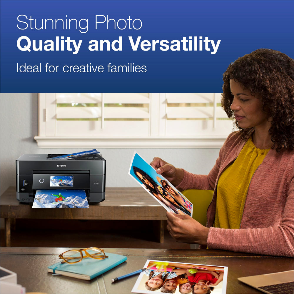 Epson XP-7100 printing from a smartphone via Wi‑Fi Direct, convenient mobile printing