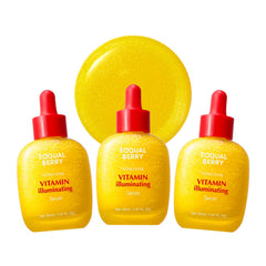 EQQUALBERRY front packaging trio showing three bottles and brand clarity and convenience