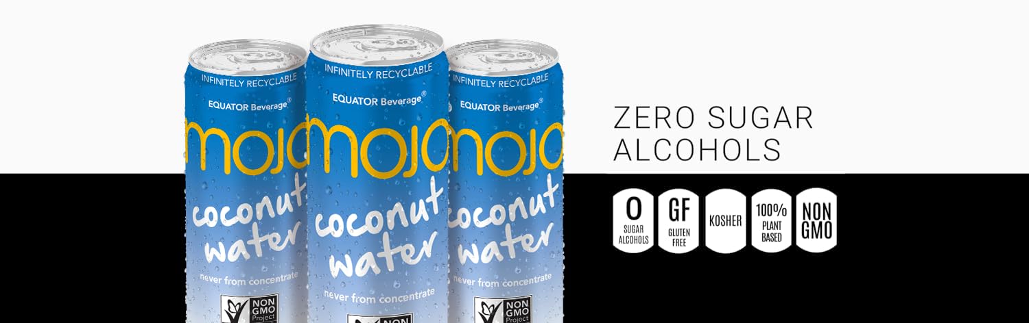 EQUATOR MOJO label detail showing ingredient list and non-GMO claim for transparency