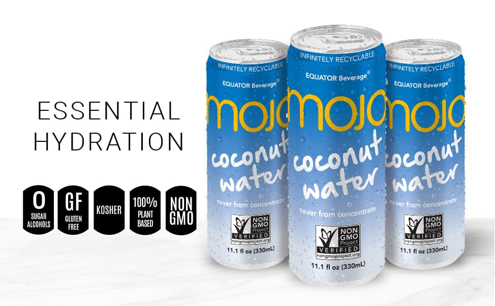 EQUATOR MOJO beside a smartphone illustrating 11.1 oz size and portability benefit
