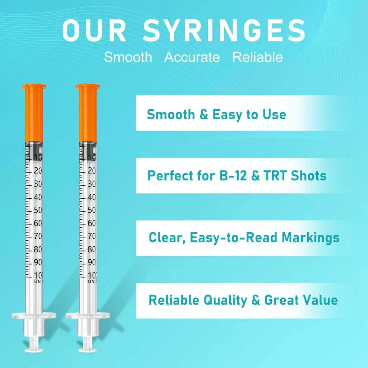Erlest syringe graduations closeup highlighting precise markings for accurate measurement