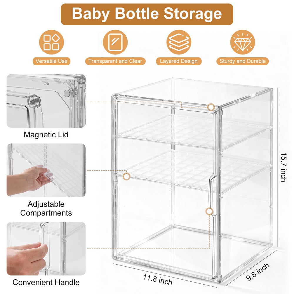 ERTIUANIO bottom tier holding bottles upright for efficient storage benefit