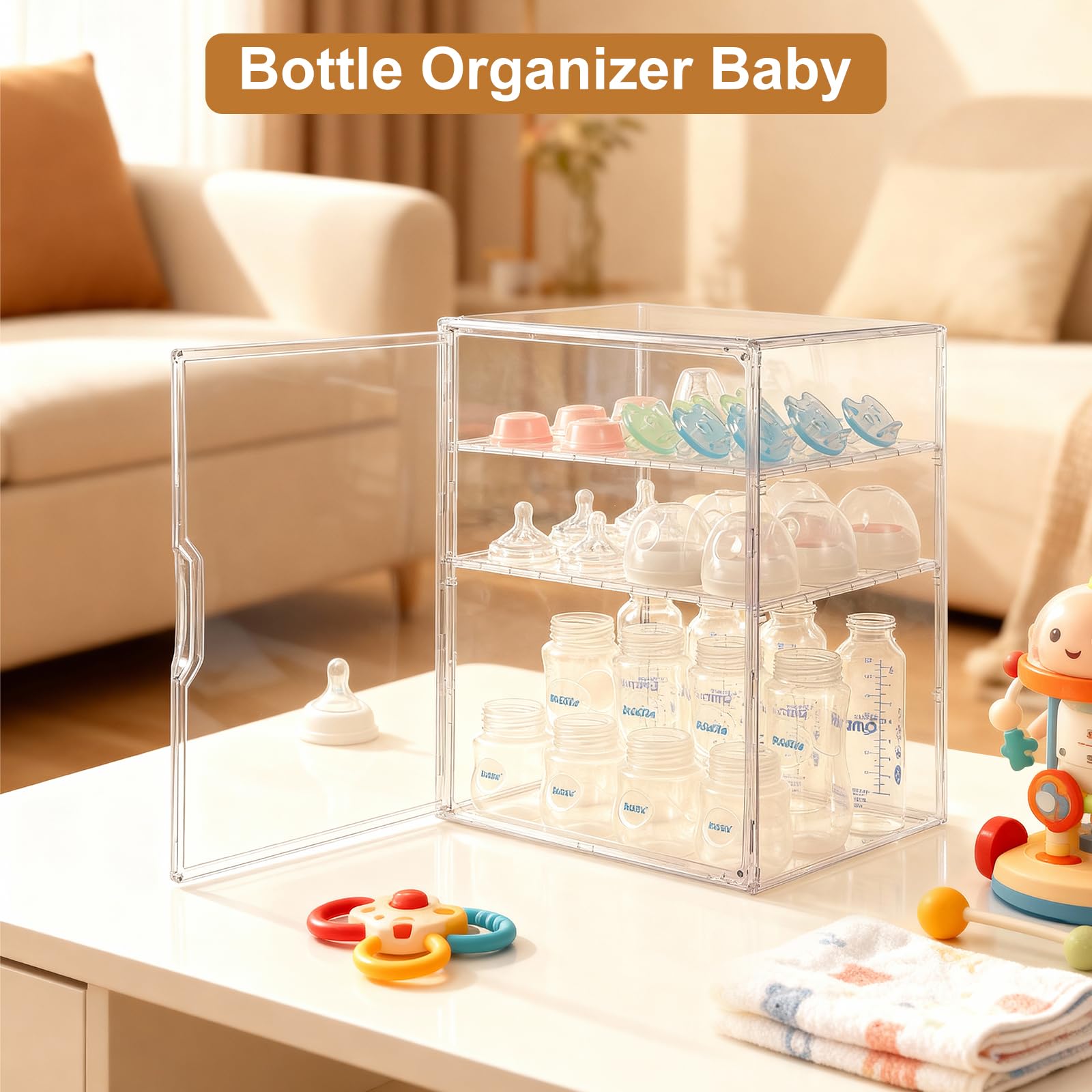 ERTIUANIO open organizer revealing contents for fast inventory benefit