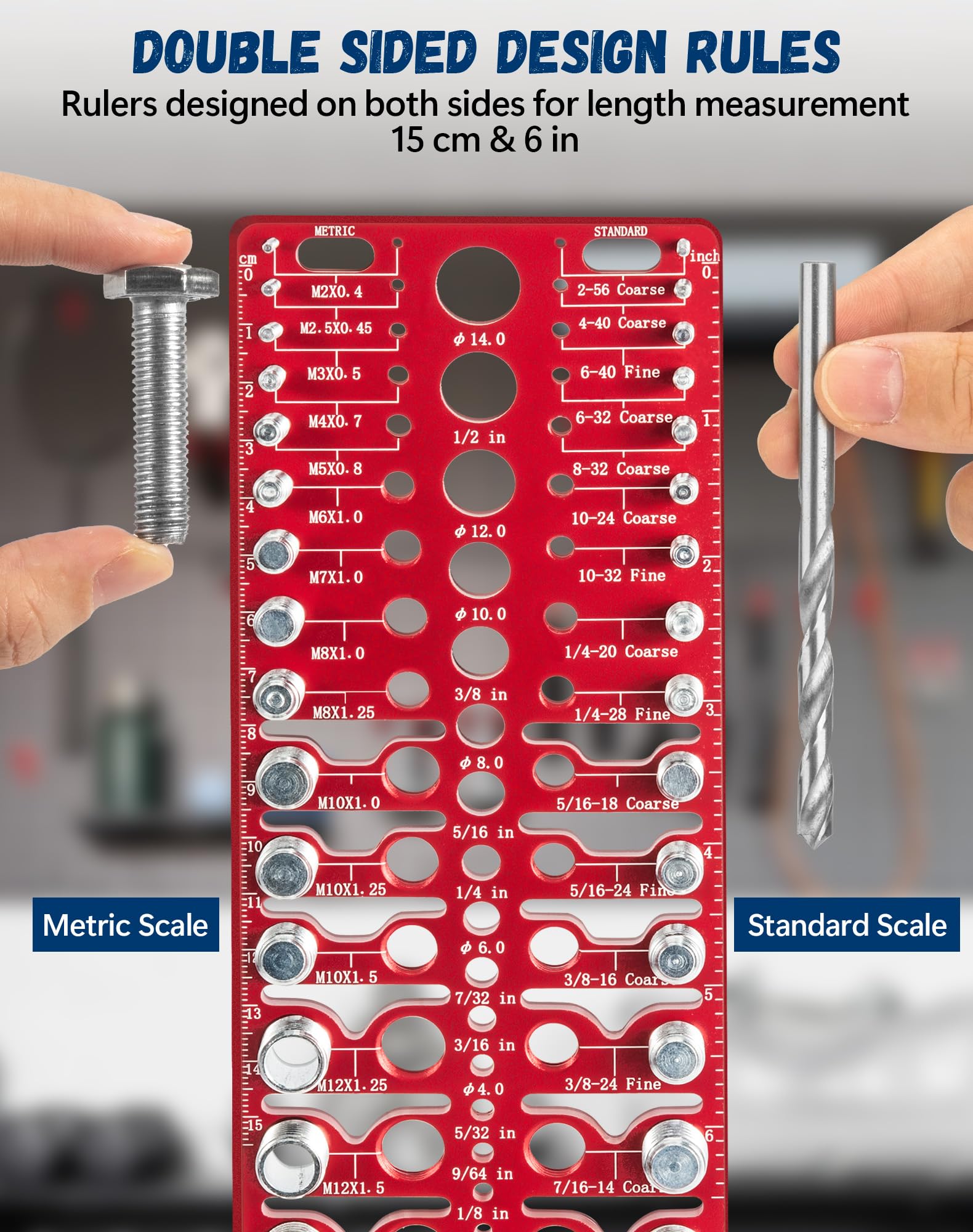 Esdabem hanging on pegboard for organized storage and instant access
