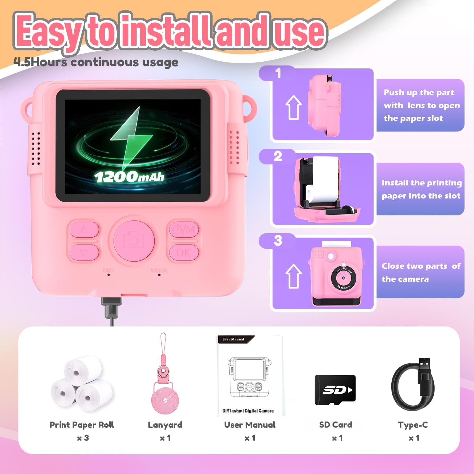 ESO XOFFORE 32GB SD card with cable and lanyard, includes storage and charging accessories