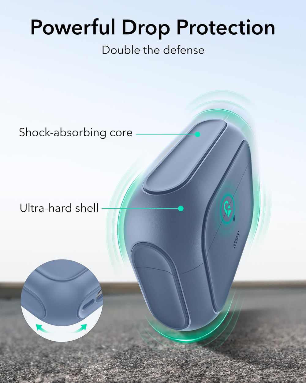 ESR base speaker cutout allowing Find My alerts to sound clearly when needed