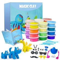 ESSENSON front packaging showing 24-color kit and contents for creative play