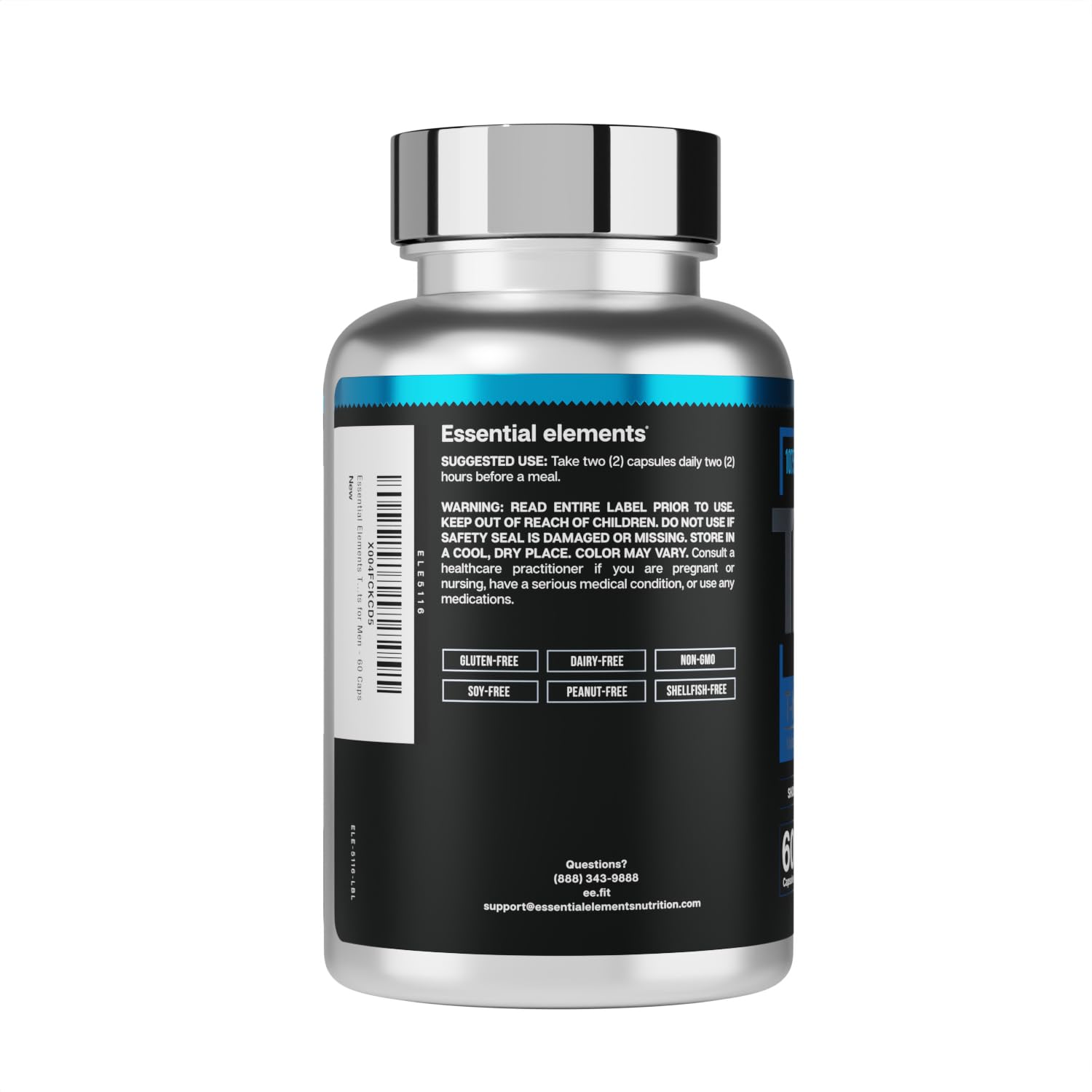 Essential Elements T-Hero Platinum ashwagandha and shilajit concept image suggesting potency