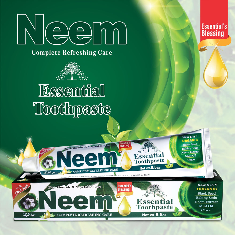 ESSENTIAL TOOTHPASTE in-use brushing scene showing clear cleaning action