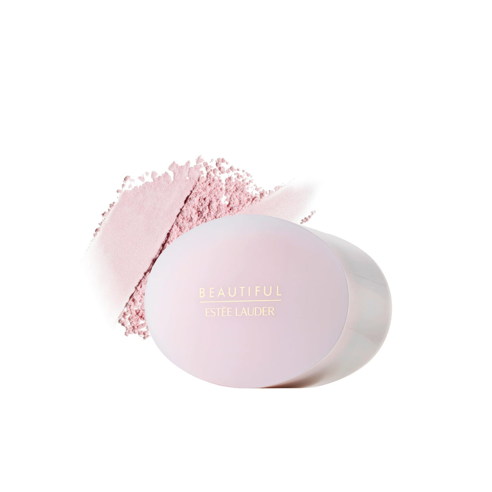 Estée Lauder front jar showing Elegant packaging and soft finish benefit